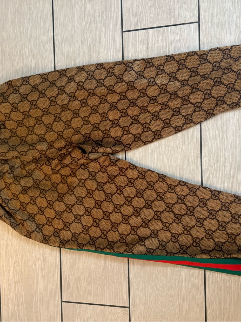 Preloved Gucci Brown Monogram Track Pants size xl - Picture 13 of 13
